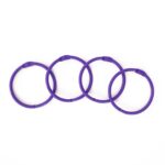 set de 4 anillas de 45mm deep purple La esquinita del scrap México hd