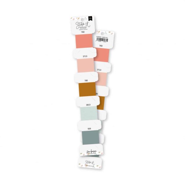 set de hilos para bordar BABY M II stitch it Lora Bailora scrapbooking la esquinita del scrap México