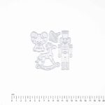 099175 - troquel metálico juguetes y cascanueces soldadito de plomo, caballito osito de peluche trompo La esquinita del scrap México