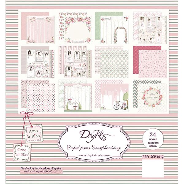 Mi primera comunión Dayka Trade scrapbooking SCP-1017 La esquinita del scrap México