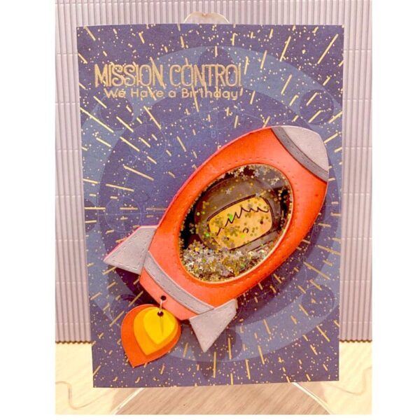 079273 nave o cohete espacial - suaje metálico scrapbooking La esquinita del scrap México 2