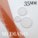 discos de encuadernación 35mm blanco Happy Planner Alúa Cid scrapbooking la esquinita del scrap México
