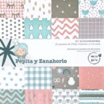 pad de papeles Pepita y Zanahorio Malagata scrapbooking La esquinita del scrap México 1
