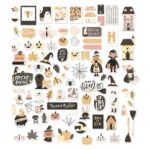 set de 90 die cuts TRUCO O TRATO Mintopía scrapbooking La esquinita del scrap México