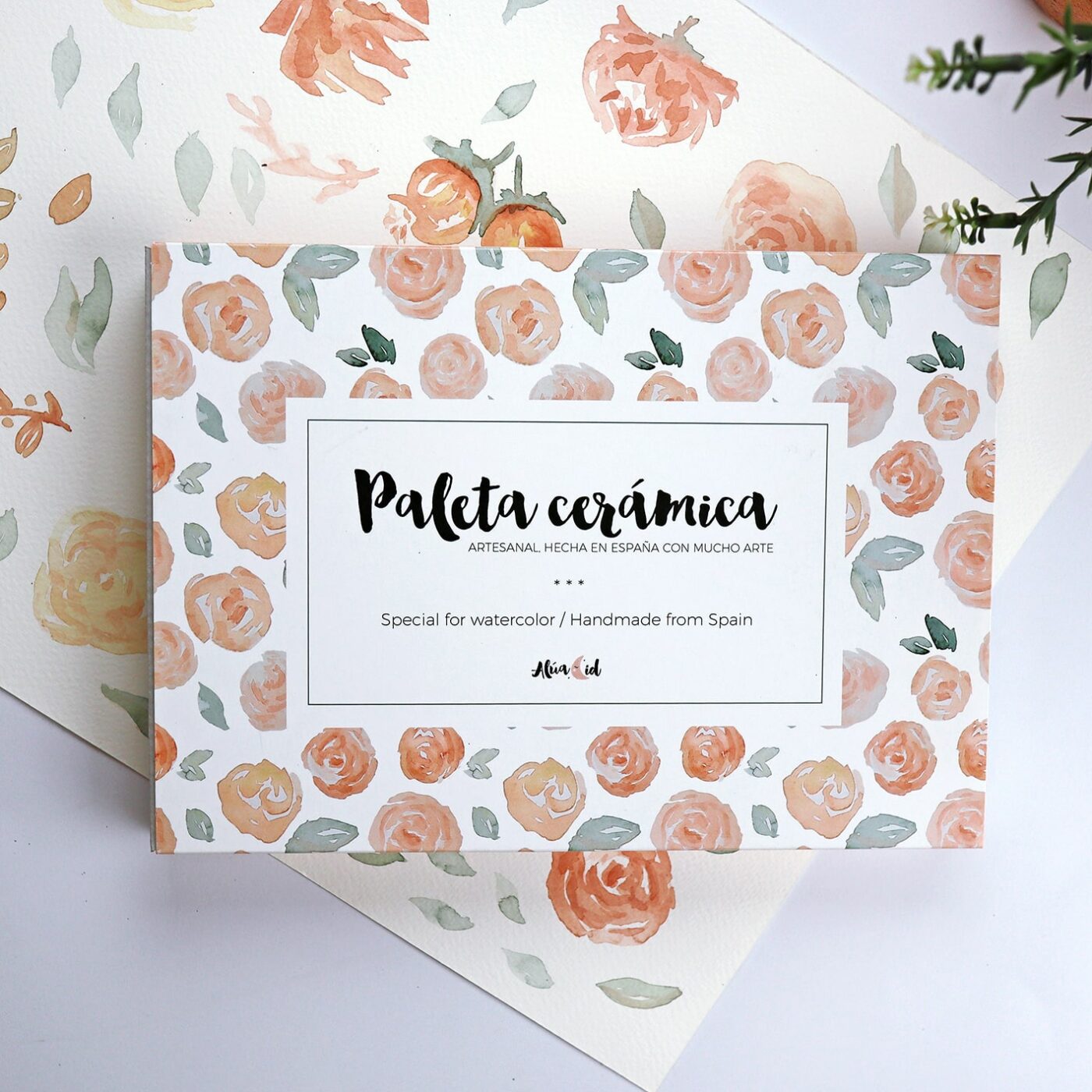 paleta cerámica de 9 agujeros A5 Alúa Cid scrapbooking La esquinita del scrap México