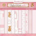 colección BabyDream Pink fondos backgrounds Stampería scrapbooking La esquinita del scrap México