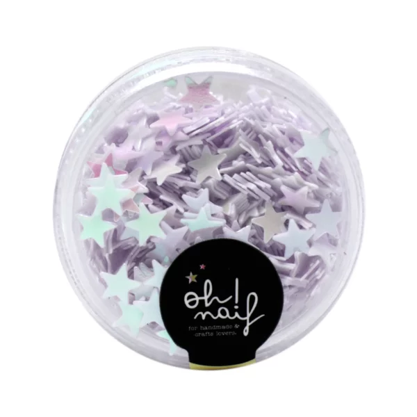 Lentejuelas Mini estrellas blancas 10180020 OhNaif scrapbooking La esquinita del scrap México