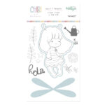 set de sello y troquel Hada 1 Chibi en el Bosque PARAES MINTOPÍA scrapbooking La esquinita del scrap México