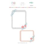 troquel marco Chibi en el Bosque PARAES MINTOPÍA scrapbooking La esquinita del scrap México