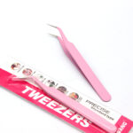 tweezers pinzas de precisión punta curva rosa para scrapbooking Suzzy La esquinita del scrap México