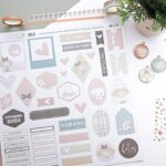 hoja de troquelados etiquetas Celia colección Celia Alúa Cid scrapbooking La esquinita del scrap México 1