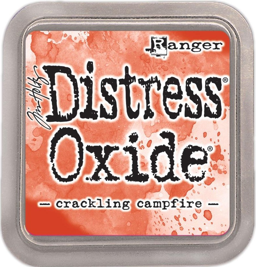 tinta distress oxide ink pad Crackling Campfire - Ranger