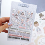 Cajacadabra enero 2024 stickers puffy ilustraciones Ohana 1