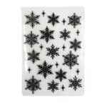 carpeta de embossing copos de nieve Suzzy scrapbooking La esquinita del scrap México 1