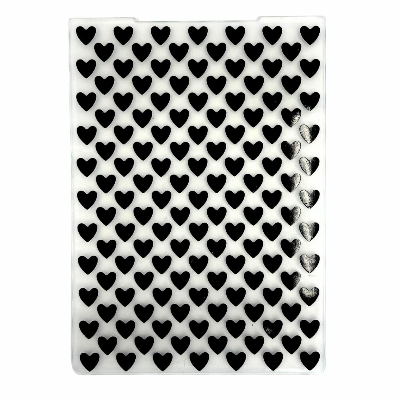 carpeta de embossing corazones Suzzy scrapbooking La esquinita del scrap México 1