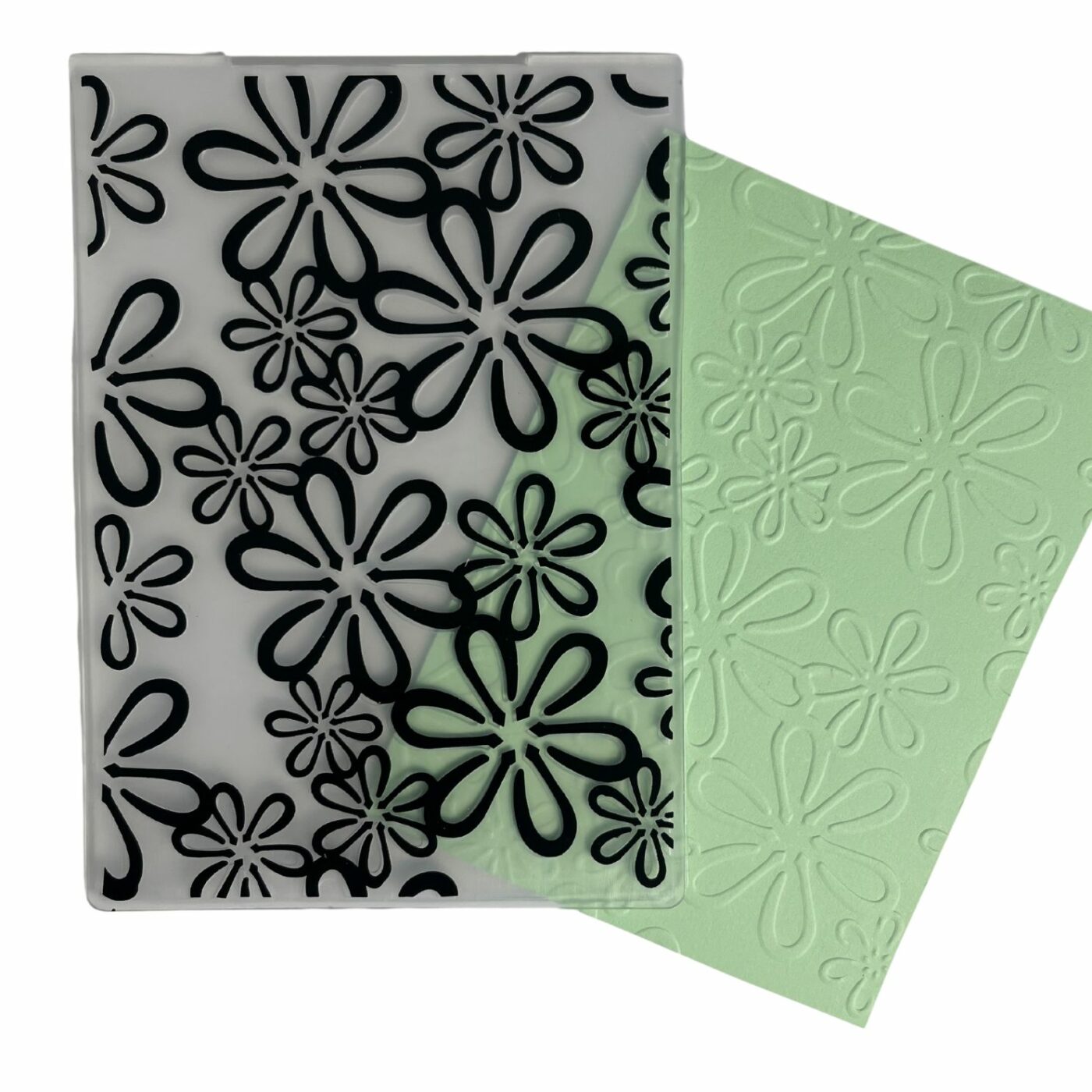 carpeta de embossing flores Suzzy scrapbooking La esquinita del scrap México21