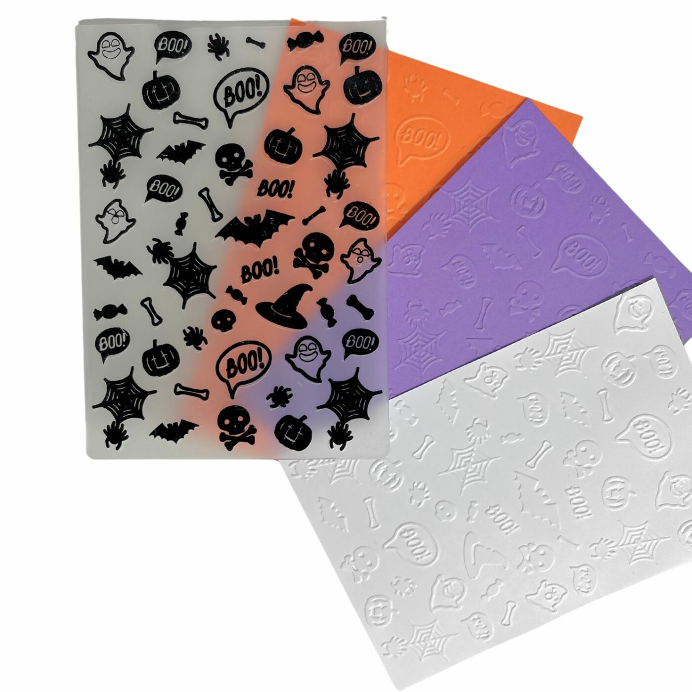 carpeta de embossing halloween Suzzy scrapbooking La esquinita del scrap México 2