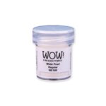 polvos de embossing WOW WC10R white pearl regular scrapbooking la esquinita del scrap México