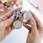 Set de charms metálicos Pequeño Panda Alúa Cid scrapbooking La esquinita del scrap México 1