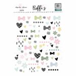 stickers puffy siluetas colección Pistaccio Ale Valencia scrapbooking la esquinita del scrap México LEDS