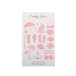 troquel summer icons colección Summer Memories Lora bailora scrapbooking La Esquinita del scrap México copia