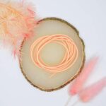 cordón elástico light peach La esquinita del scrap México