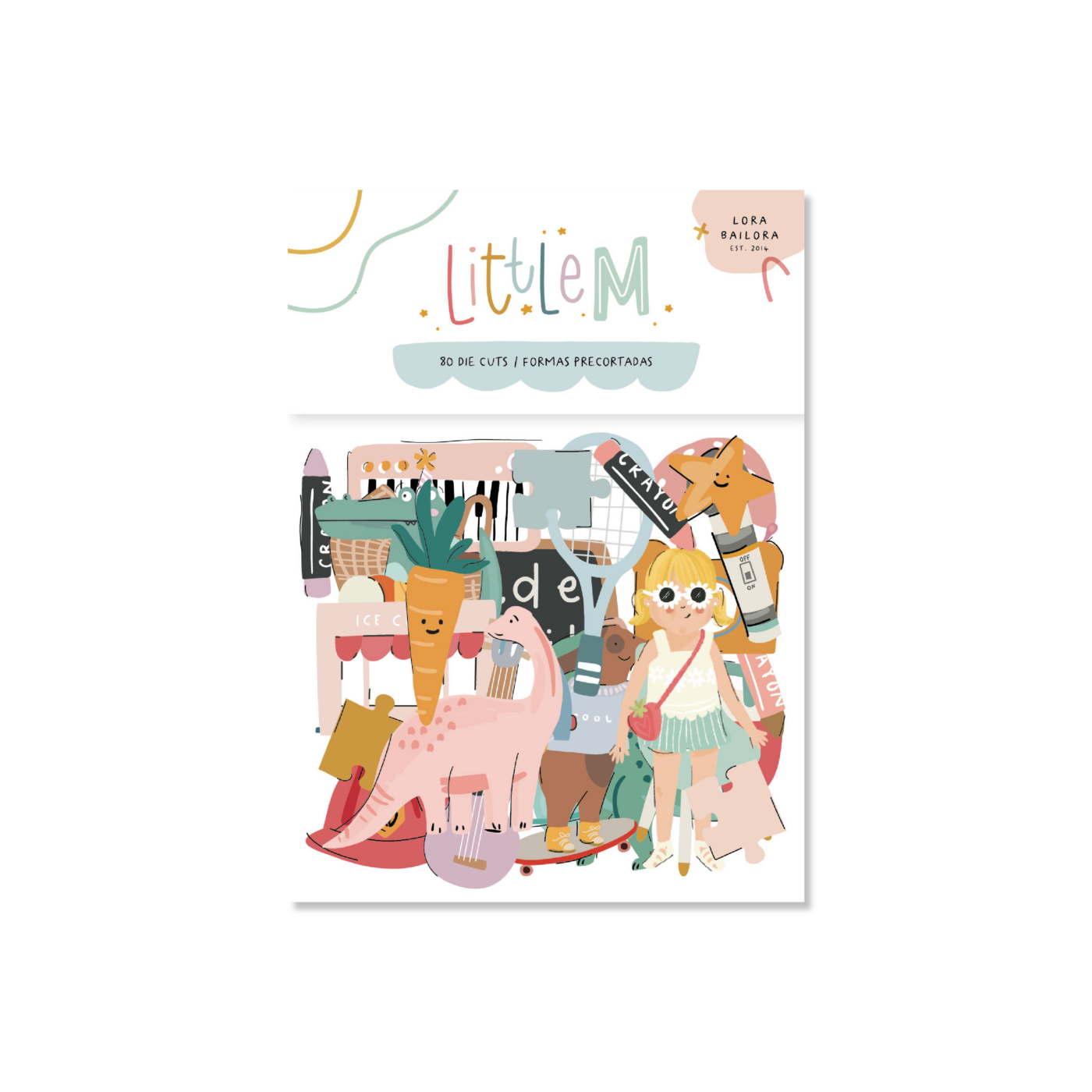 ELB0209 Die cuts ilustraciones LITTLE M 1