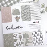 bloc de 36 papeles Dadivan Alúa Cid scrapbooking La esquinita del scrap México 0