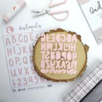 set de troqueles ABC Poe colección Dadivan Alúa Cid scrapbooking La esquinita del scrap México 0