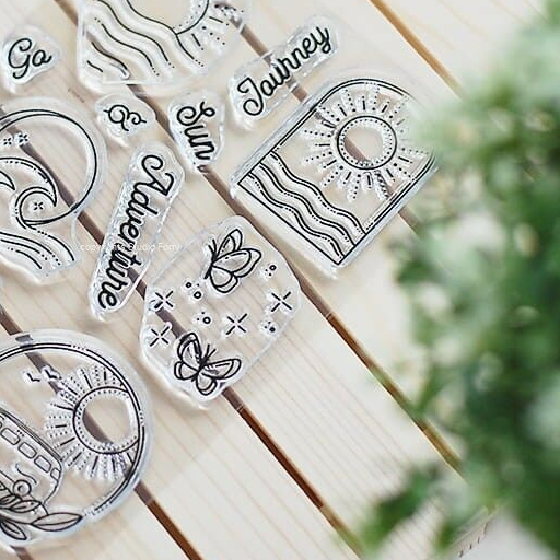 silicon stamps scrapbooking