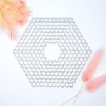 troquel suaje nido de hexágonos festoneados Suzzy la esquinita del scrap México