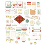 die cuts palabras colección JOY Mintopía studio scrapbooking navidad La esquinita del scrap México