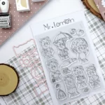 set de sellos y troqueles Mr Lemon en otoño Andrea la Gafotas ALúa Cid scrapbooking la esquinita del scrap México 1