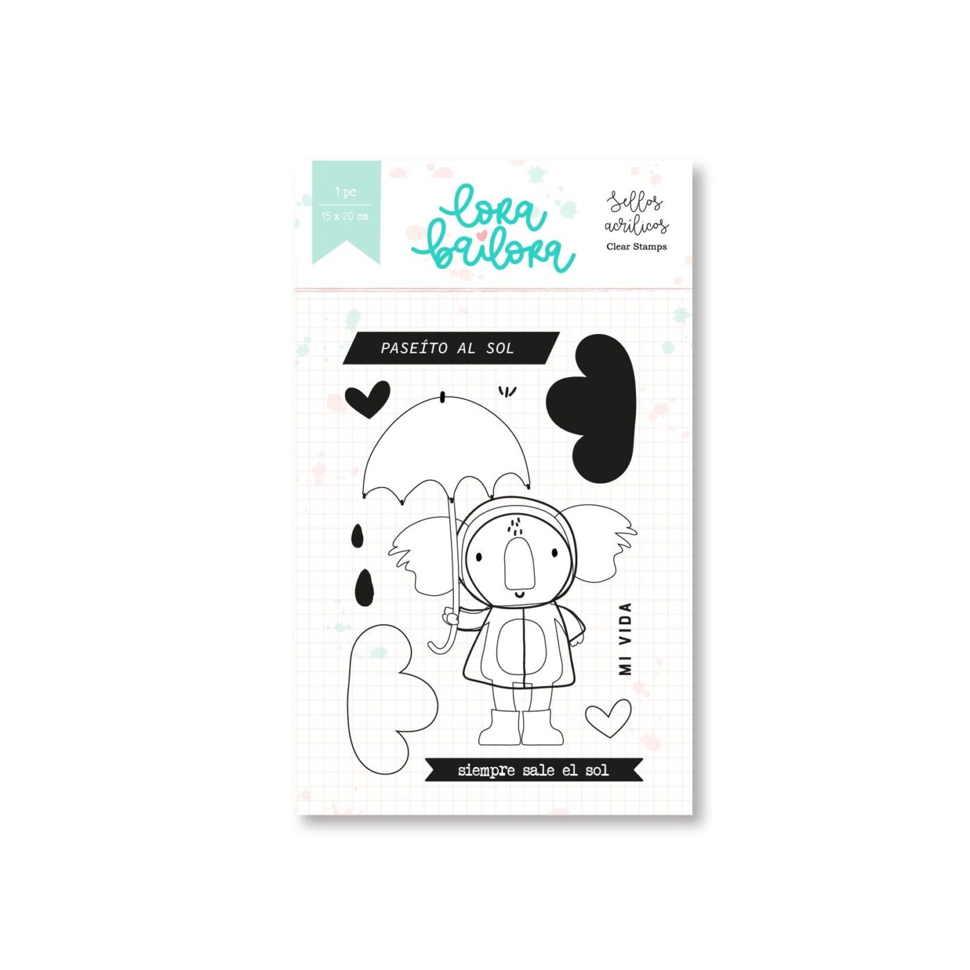 siempre sale el sol sello colección ABRIL Lora Bailora primavera origami pájaros scrapbooking La esquinita del scrap México 1