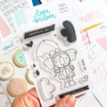 siempre sale el sol sello colección ABRIL Lora Bailora primavera origami pájaros scrapbooking La esquinita del scrap México 2