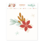 troquel flor pascua colección JOY Mintopía studio scrapbooking navidad La esquinita del scrap México
