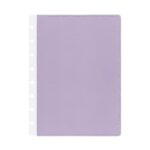 cubierta de polipiel para agendas y cuadernos A5 para discos de happy planner lila