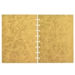 cubiertas A5 de polipiel para happy planner color oro