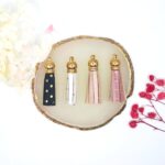 set de 4 tassels dots