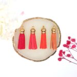 set de 4 tassels otoño