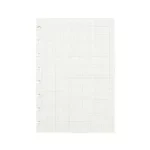 refill hojas A5 cuadros para Happy Planner