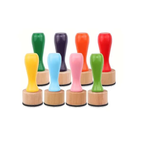 set de 8 aplicadores de tinta almohadillas de estampación de colores Suzzy 1