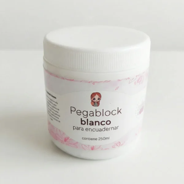 bote de pegamento Pegablock blanco para encuadernar