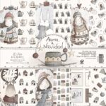 colección Aroma a navidad el Altillo de los duendes La esquinita del scrap México 1