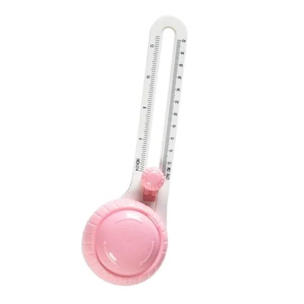 cortadora de círculos rotatoria rosa 1