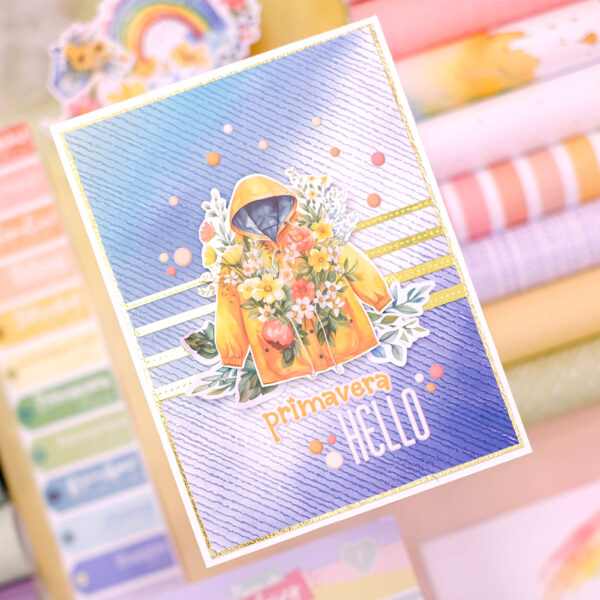 set de die cuts colección Rainbow Johanna Rivero Bellas y Creativas La esquinita del scrap México 2