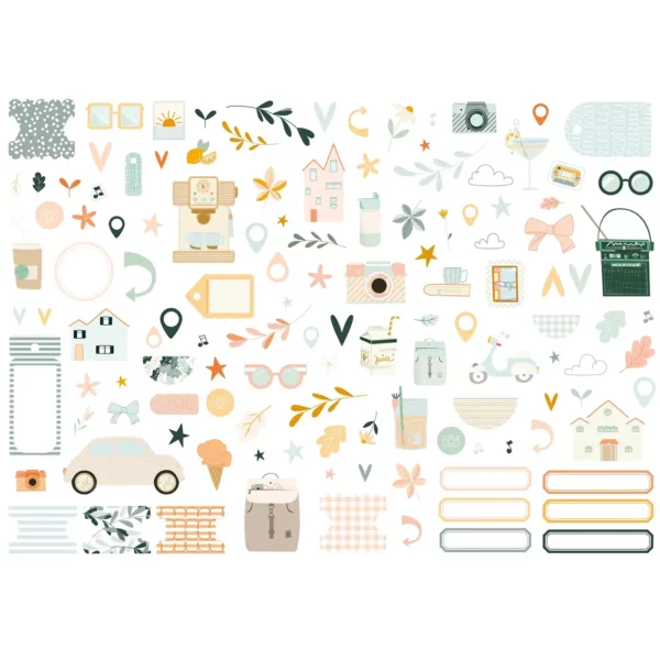 die cuts colección Latte Dunaon la esquinita del scrap México 2