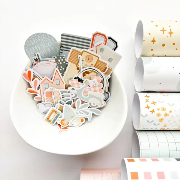 set de die cuts colección Latte Dunaon la esquinita del scrap México 1