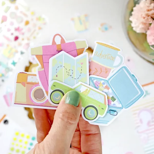 set de die cuts colección Venice Dunaon la esquinita del scrap México 1