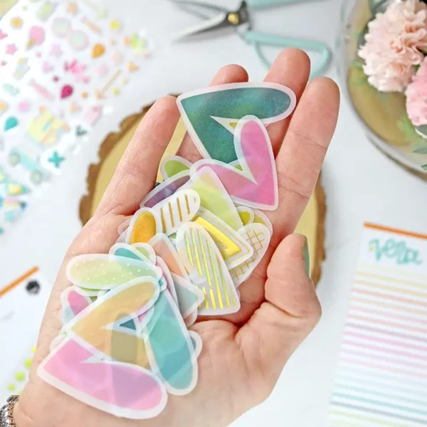 set de die cuts vellum colección Venice Dunaon la esquinita del scrap México 1